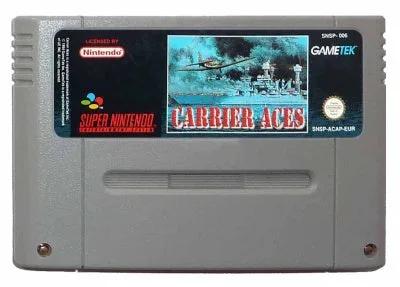 Game | Super Nintendo SNES | Carrier Aces Physical Video Games Game Nintendo