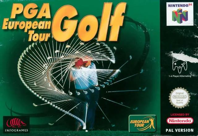 Game | Nintendo N64 | PGA European Tour Physical Video Games Game Nintendo