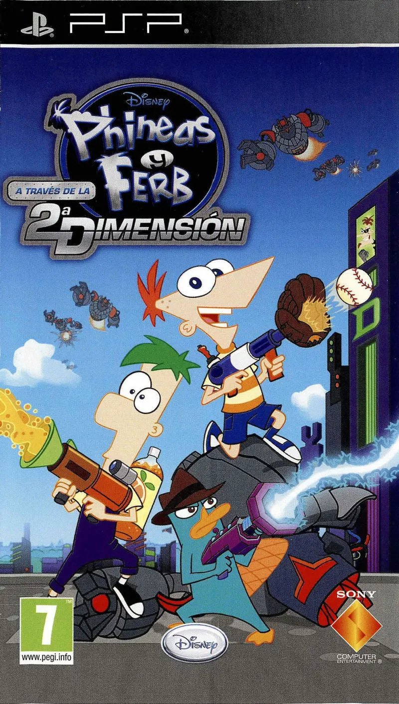Game | Sony PSP | Phineas And Ferb: Across The 2nd Dimension Physical Video Games Game Sony