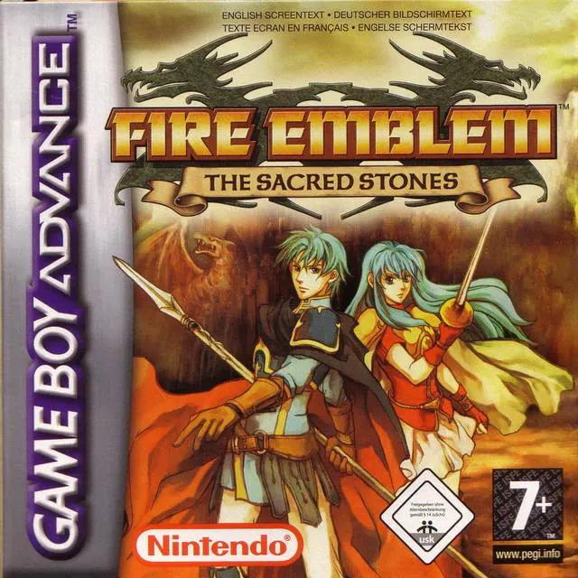 Game | Nintendo Game Boy Advance GBA | Fire Emblem: The Sacred Stones Physical Video Games Game Nintendo