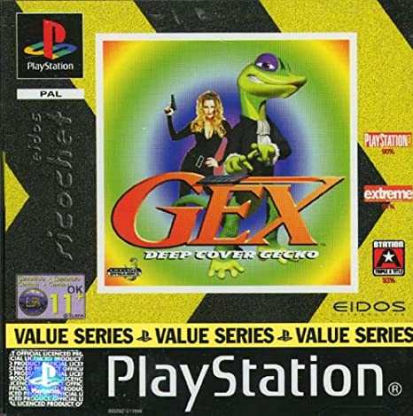Game | Sony PlayStation PS1 | Gex Deep Cover Gecko Value Series
