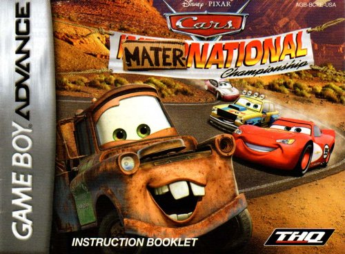 Game | Nintendo Game Boy Advance GBA | Cars Mater-National Championship