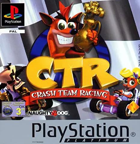 Game | Sony PlayStation PS1 | CTR Crash Team Racing (Platinum) Physical Video Games Game Sony