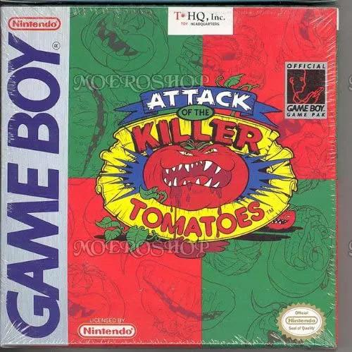 Game | Nintendo Game Boy GB | Attack Of The Killer Tomatoes Physical Video Games Game Nintendo