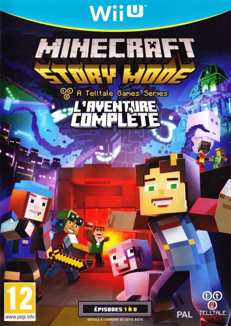 Game | Nintendo Wii U | Minecraft: Story Mode Complete Adventure Physical Video Games Game Nintendo