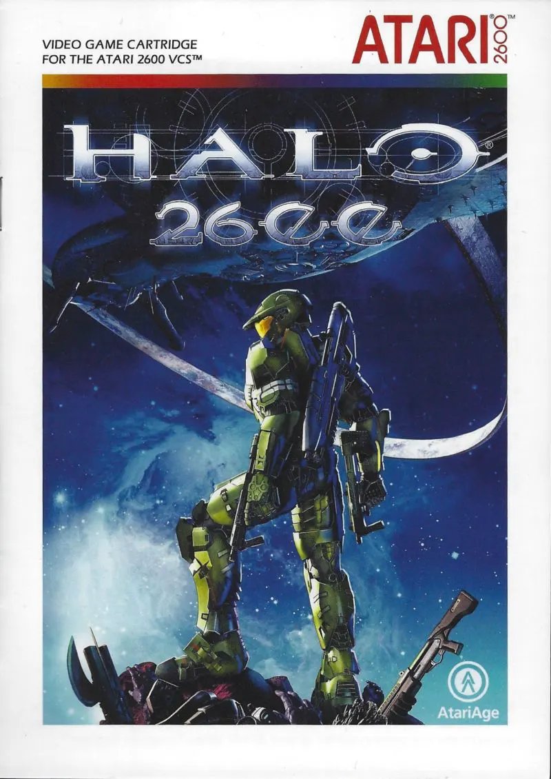 Game | Atari 2600 | Halo 2600 (Homebrew) Physical Video Games Game Atari