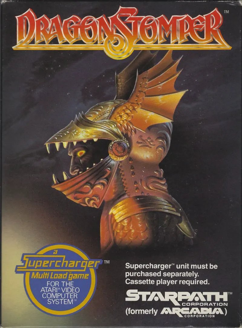 Game | Atari 2600 | Dragonstomper Physical Video Games Game Atari