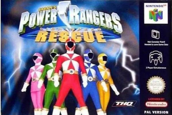 Game | Nintendo N64 | Power Rangers Lightspeed Rescue Physical Video Games Game Nintendo