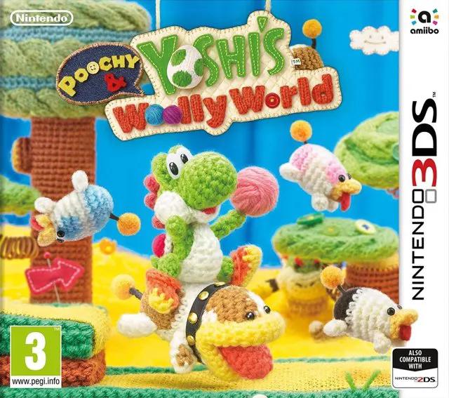 Game | Nintendo 3DS | Poochy & Yoshi's Woolly World Physical Video Games Game Nintendo