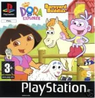 Game | Sony PlayStation PS1 | Dora The Explorer Barnyard Buddies Physical Video Games Game Sony