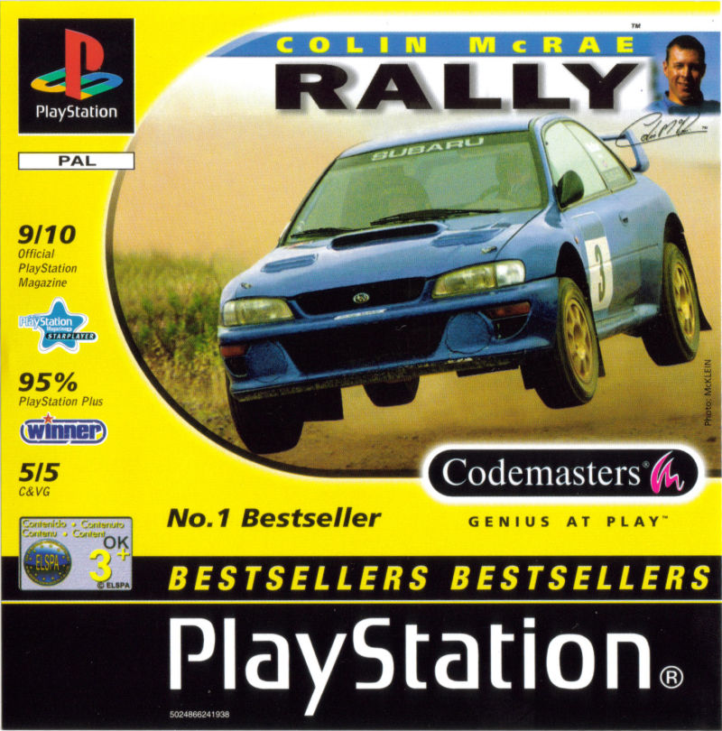 Game | Sony PlayStation PS1 | Colin McRae Rally Bestseller