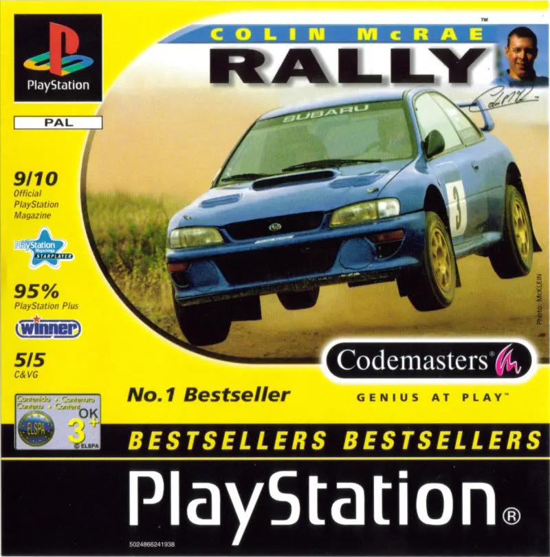 Game | Sony PlayStation PS1 | Colin McRae Rally Bestseller Physical Video Games Game Sony