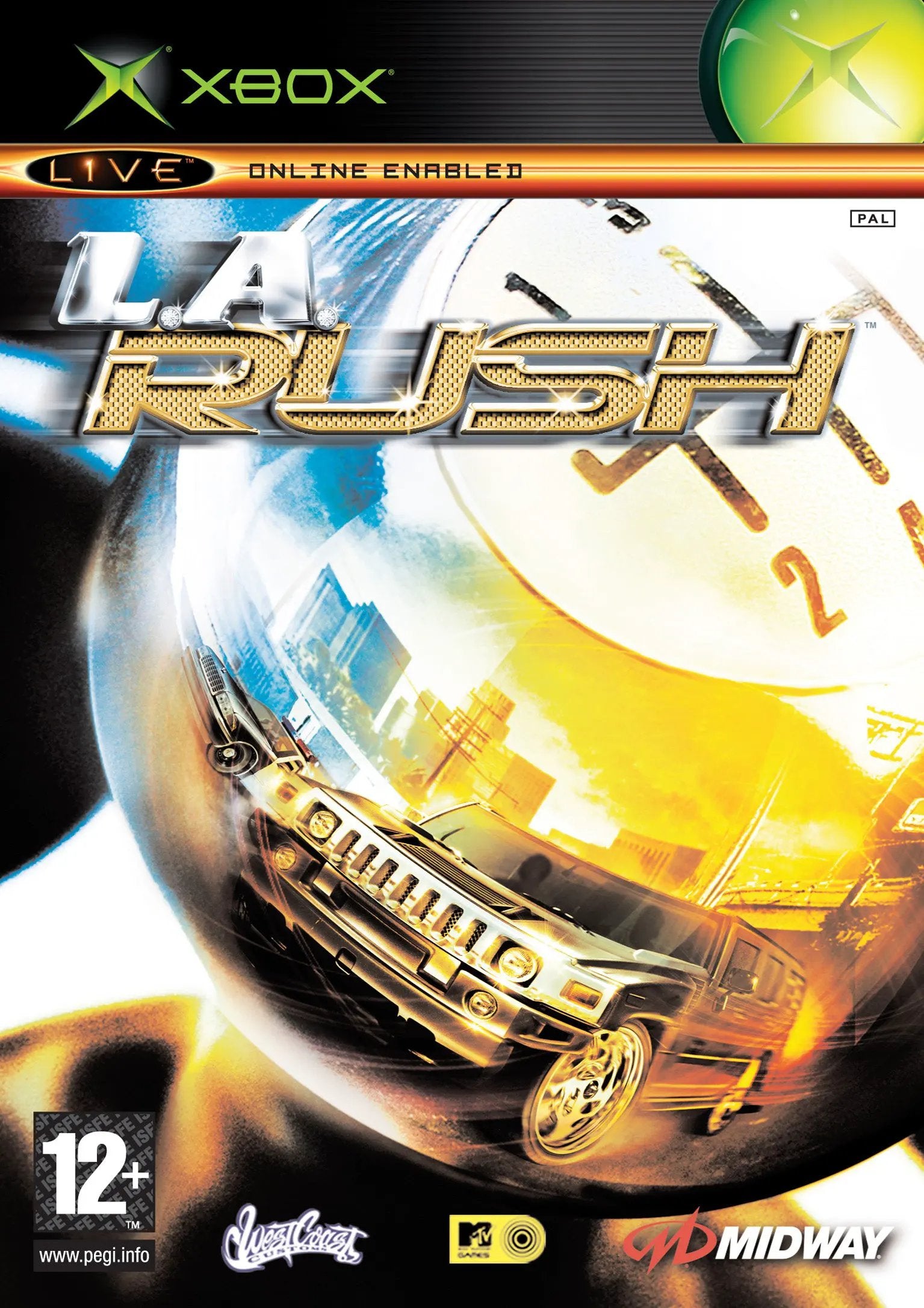 Game | Xbox | LA Rush Physical Video Games Game Microsoft