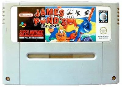 Game | Super Nintendo SNES | James Pond's Crazy Sports Physical Video Games Game Nintendo
