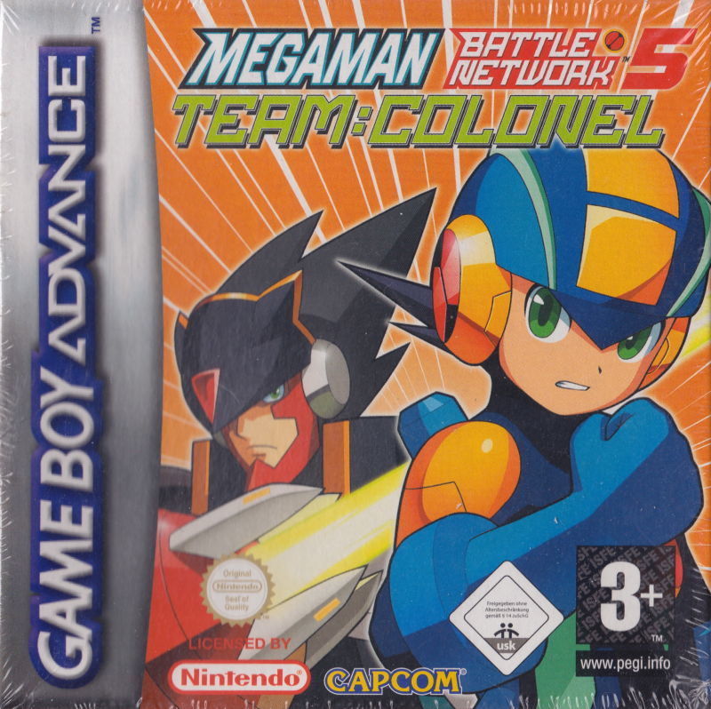 Game | Nintendo Game Boy Advance GBA | Mega Man Battle Network 5: Team Colonel