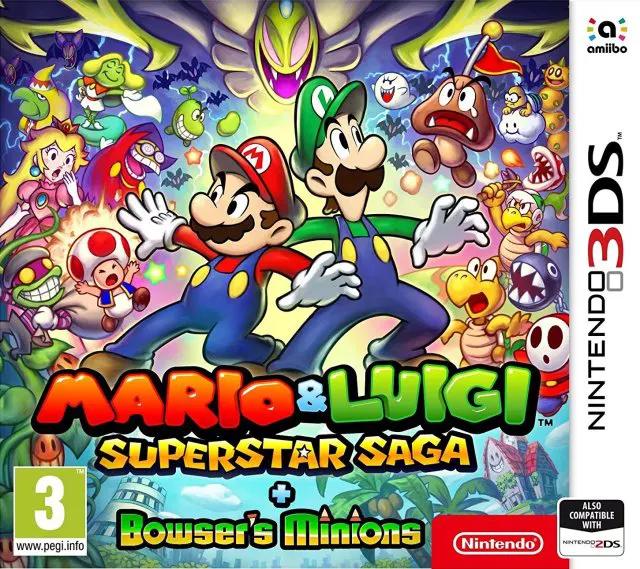 Game | Nintendo 3DS | Mario & Luigi: Superstar Saga + Bowser's Minions Physical Video Games Game Nintendo