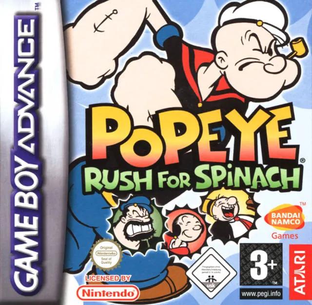 Game | Nintendo Game Boy Advance GBA | Popeye: Rush For Spinach Physical Video Games Game Nintendo
