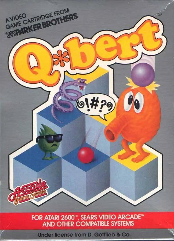 Game | Atari 2600 | Q*Bert Physical Video Games Game Atari