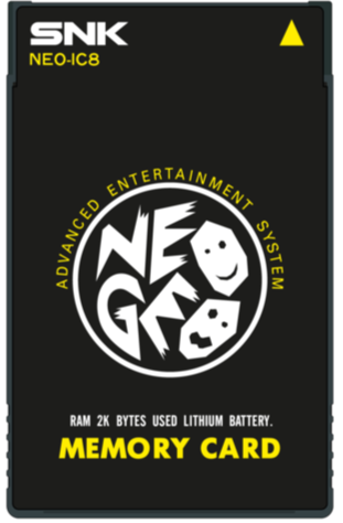 Accessory | SNK Neo Geo AES MVS | Memory Card NEO-IC8 Home Game Console Accessories Accessory SNK
