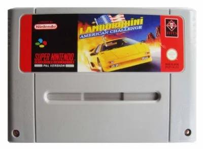 Game | Super Nintendo SNES | Lamborghini American Challenge Physical Video Games Game Nintendo