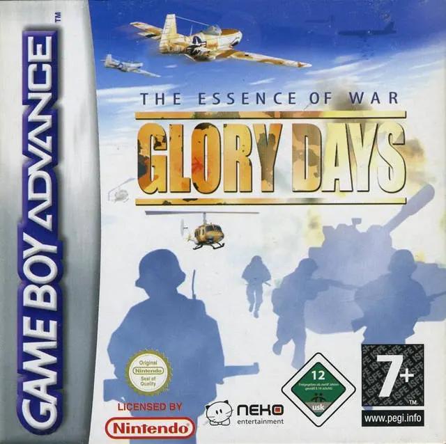 Game | Nintendo Game Boy Advance GBA | Glory Days: The Essence Of War Physical Video Games Game Nintendo