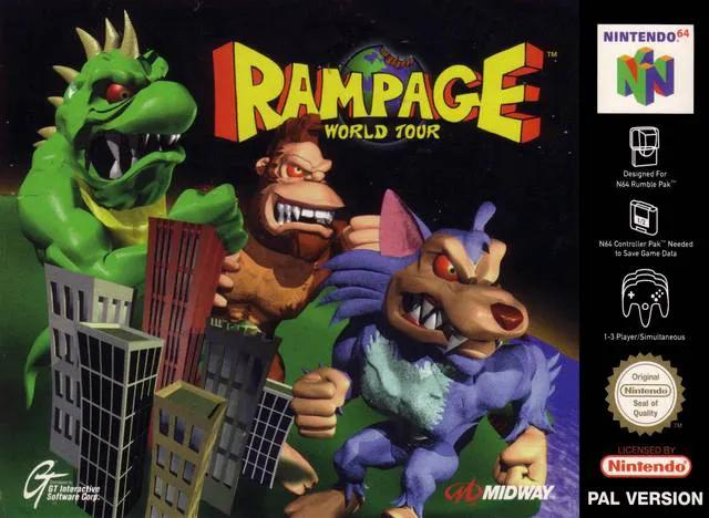 Game | Nintendo N64 | Rampage World Tour Physical Video Games Game Nintendo