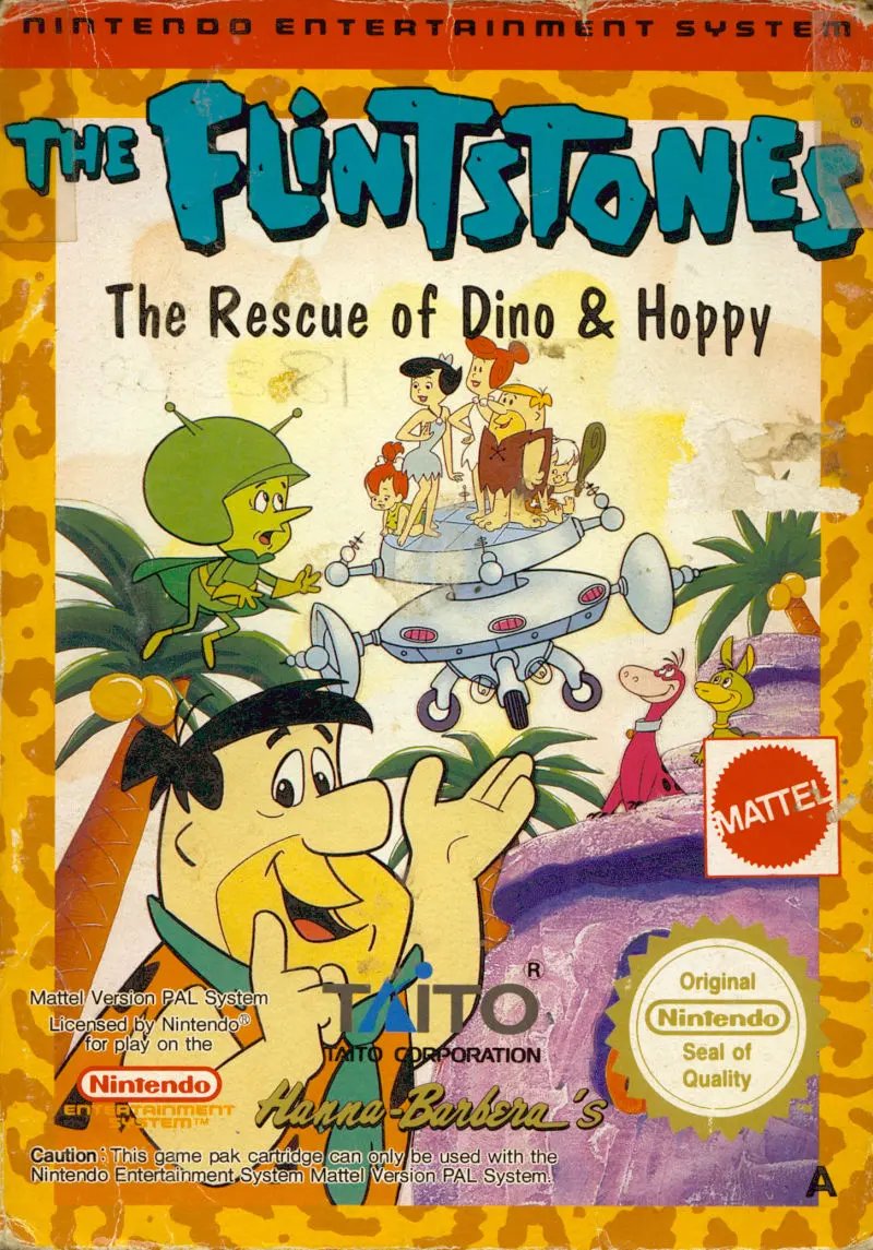 Game | Nintendo NES | The Flintstones The Rescue Of Dino And Hoppy Physical Video Games Game Nintendo