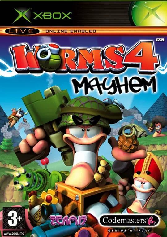 Game | Xbox | Worms 4: Mayhem Physical Video Games Game Microsoft