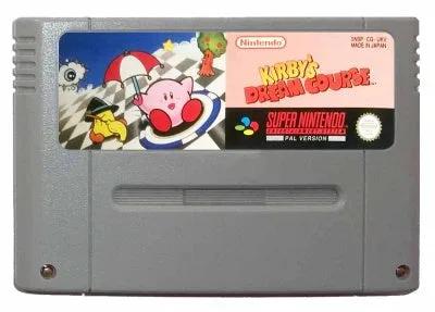 Game | Super Nintendo SNES | Kirby's Dream Course Physical Video Games Game Nintendo