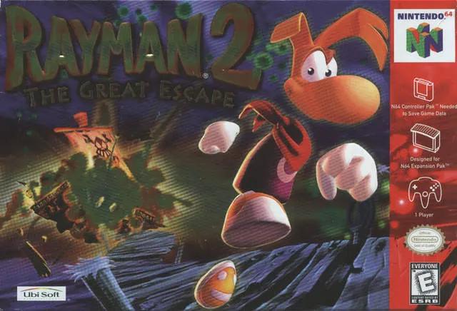 Game | Nintendo N64 | Rayman 2 The Great Escape Physical Video Games Game Nintendo