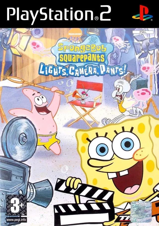 Game | Sony PlayStation PS2 | SpongeBob SquarePants Lights Camera Pants Physical Video Games Game Sony