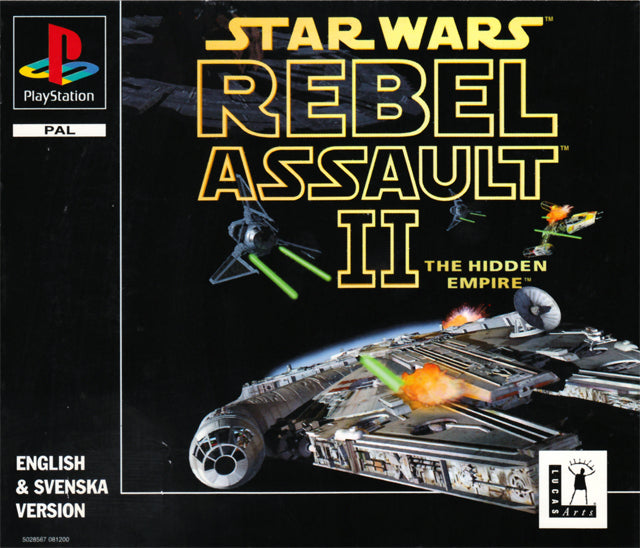 Game | Sony PlayStation PS1 | Star Wars Rebel Assault II The Hidden Empire