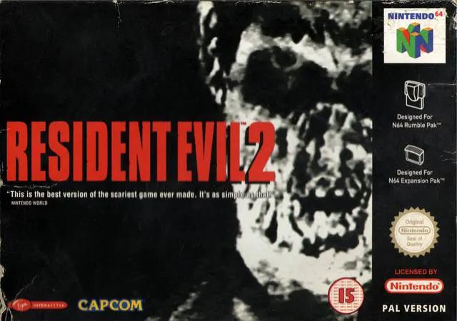 Game | Nintendo N64 | Resident Evil 2 Physical Video Games Game Nintendo