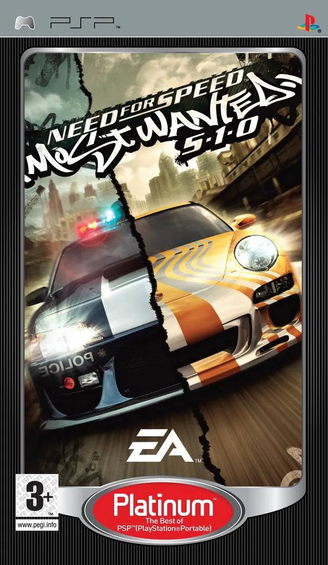 Game | Sony PSP | Need For Speed: Most Wanted 5-1-0 (Platinum) Physical Video Games Game Sony