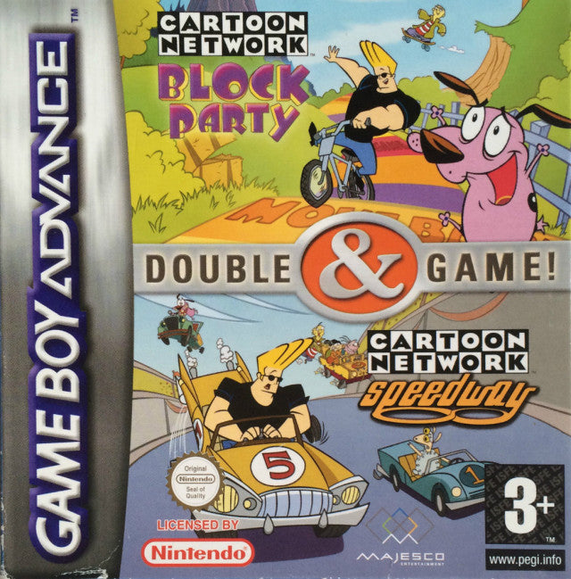 Game | Nintendo Game Boy Advance GBA | Cartoon Network Block Party + Cartoon Network Speedway