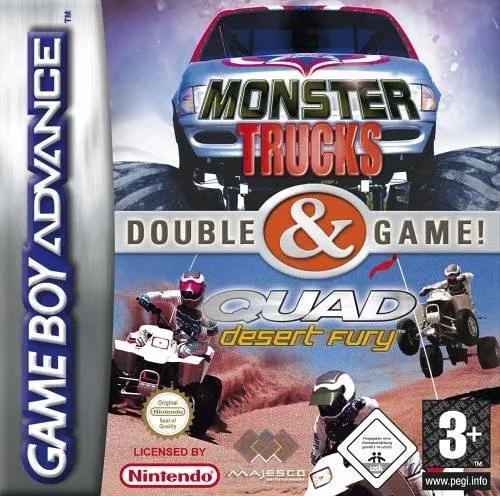 Game | Nintendo Game Boy Advance GBA | Monster Trucks & Quad Desert Fury Physical Video Games Game Nintendo