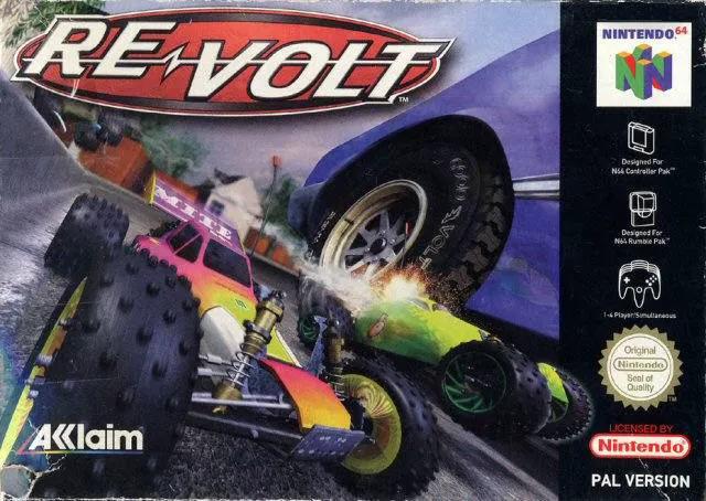 Game | Nintendo N64 | Re Volt Revolt Physical Video Games Game Nintendo