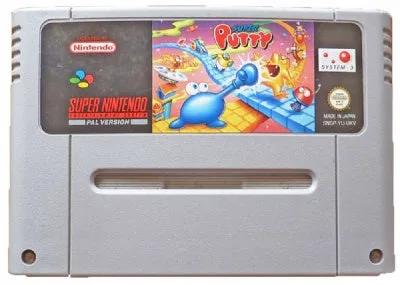 Game | Super Nintendo SNES | Super Putty Physical Video Games Game Nintendo