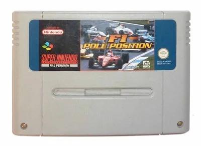 Game | Super Nintendo SNES | F1 Pole Position Physical Video Games Game Nintendo