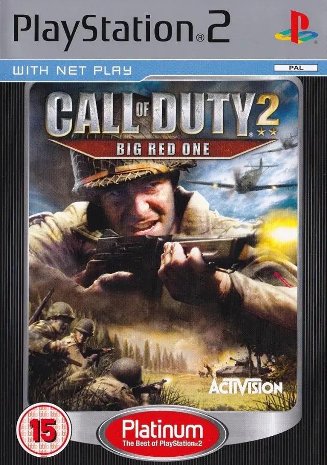 Game | Sony PlayStation PS2 | Call Of Duty 2 Big Red One (Platinum) Physical Video Games Game Sony