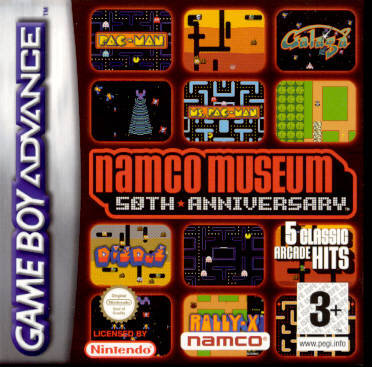 Game | Nintendo Game Boy Advance GBA | Namco Museum 50th Anniversary