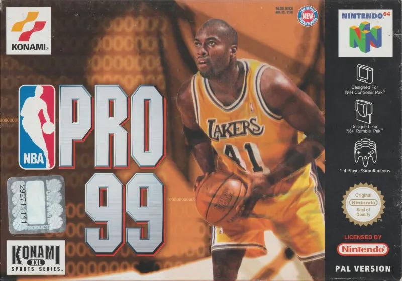 Game | Nintendo N64 | NBA Pro 99 Physical Video Games Game Nintendo