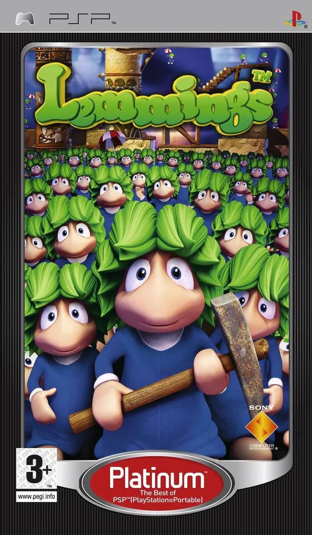 Game | Sony PSP | Lemmings (Platinum) Physical Video Games Game Sony