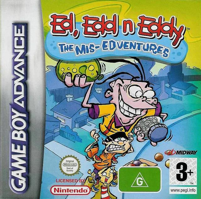 Game | Nintendo Game Boy Advance GBA | Ed Edd N Eddy: The Mis-Edventures Physical Video Games Game Nintendo