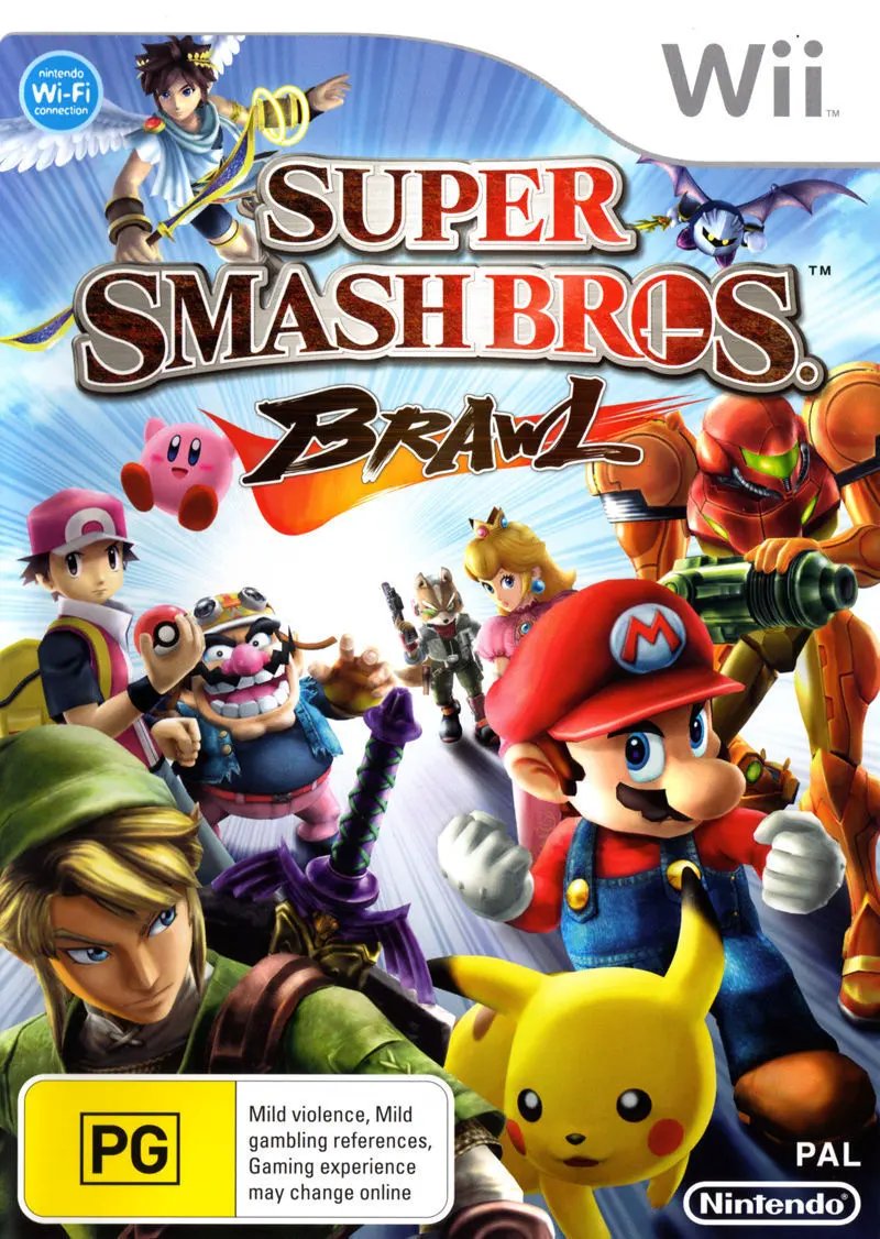 Game | Nintendo Wii | Super Smash Bros. Brawl Physical Video Games Game Nintendo