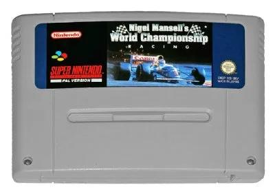 Game | Super Nintendo SNES | Nigel Mansell's World Championship Racing Physical Video Games Game Nintendo