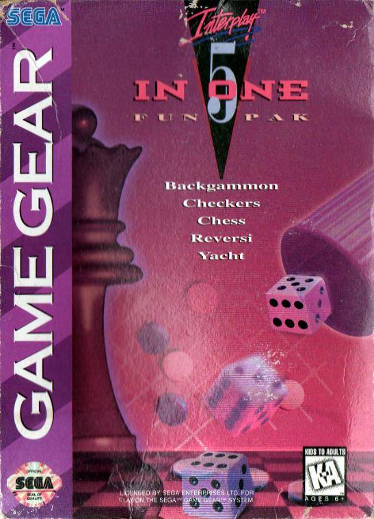 Game | Sega Game Gear | 5 In 1 Fun Pak