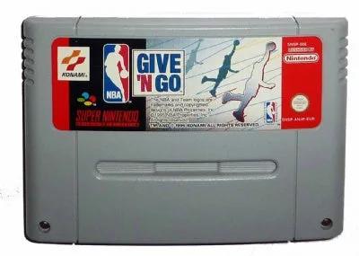 Game | Super Nintendo SNES | NBA Give 'N Go Physical Video Games Game Nintendo