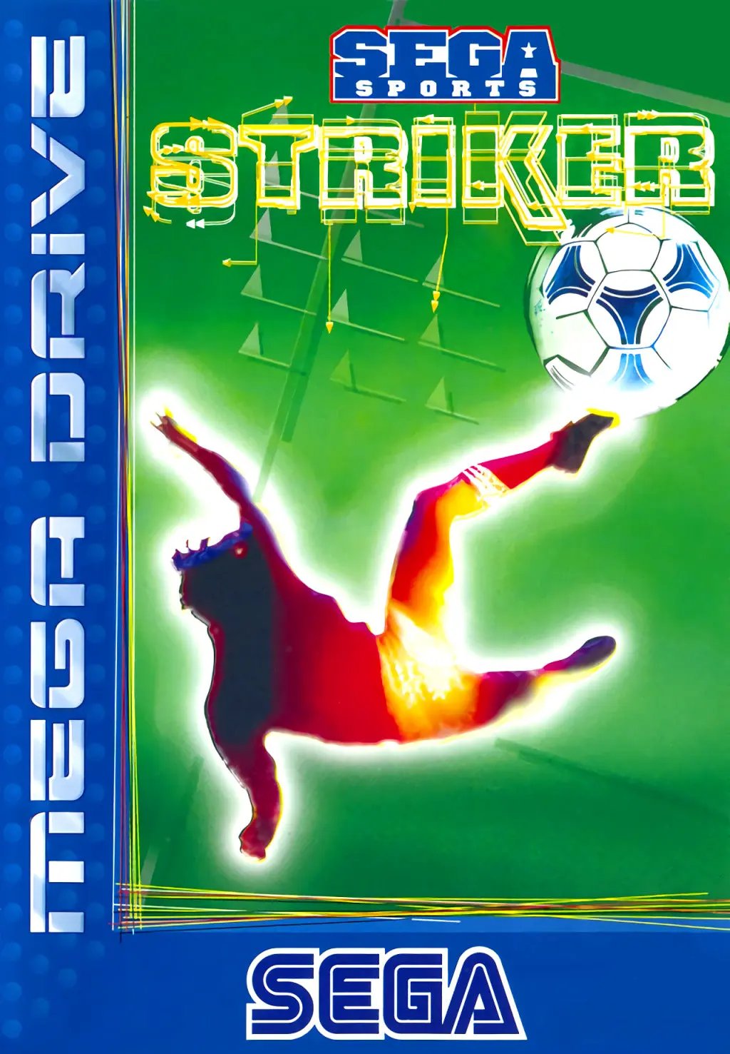 Game | Sega Mega Drive | Striker Physical Video Games Game Sega