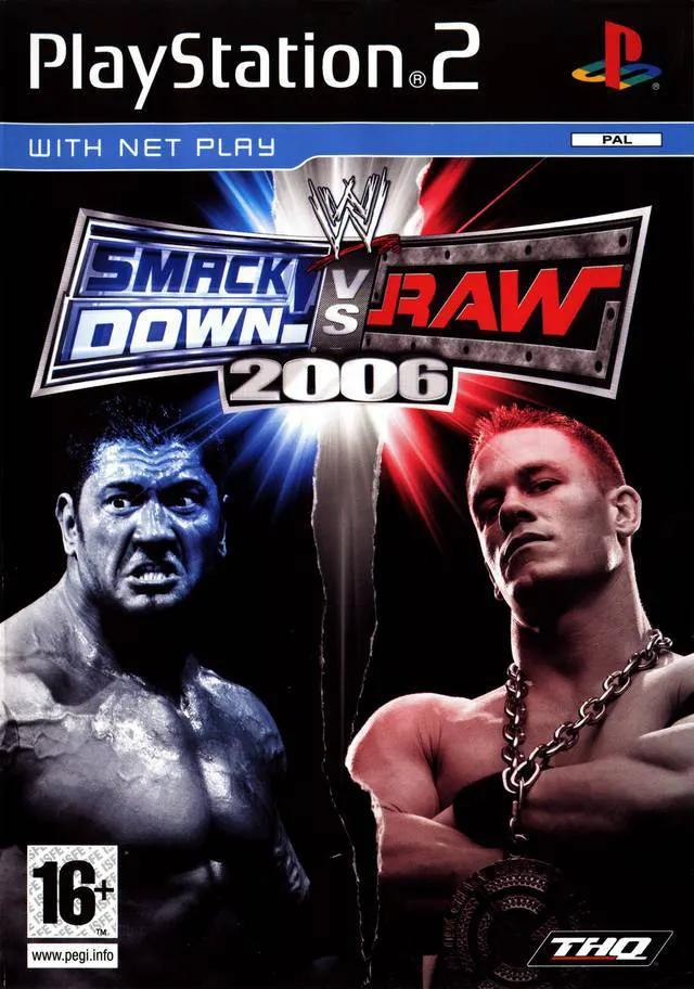 Game | Sony PlayStation PS2 | WWE Smackdown Vs. Raw 2006 Physical Video Games Game Sony